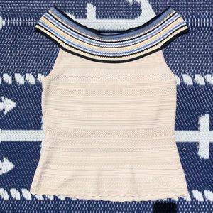 White House Black Market Off the Shoulder Top Med